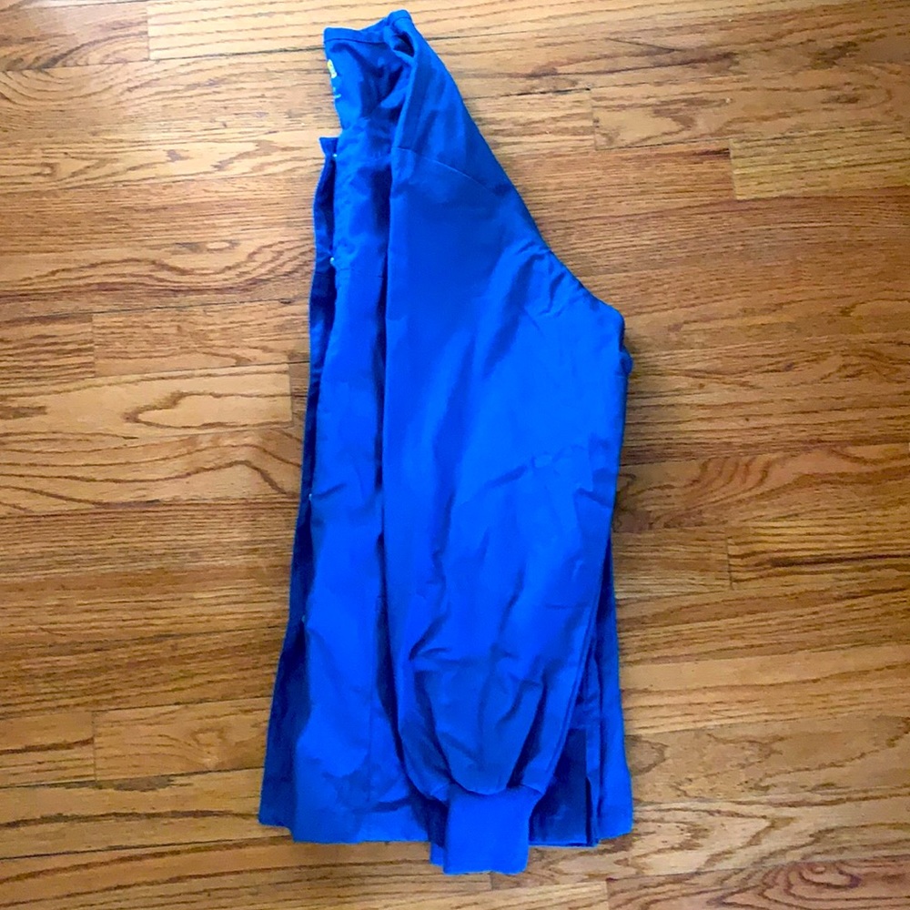 wonderwink scrub jacket - royal blue